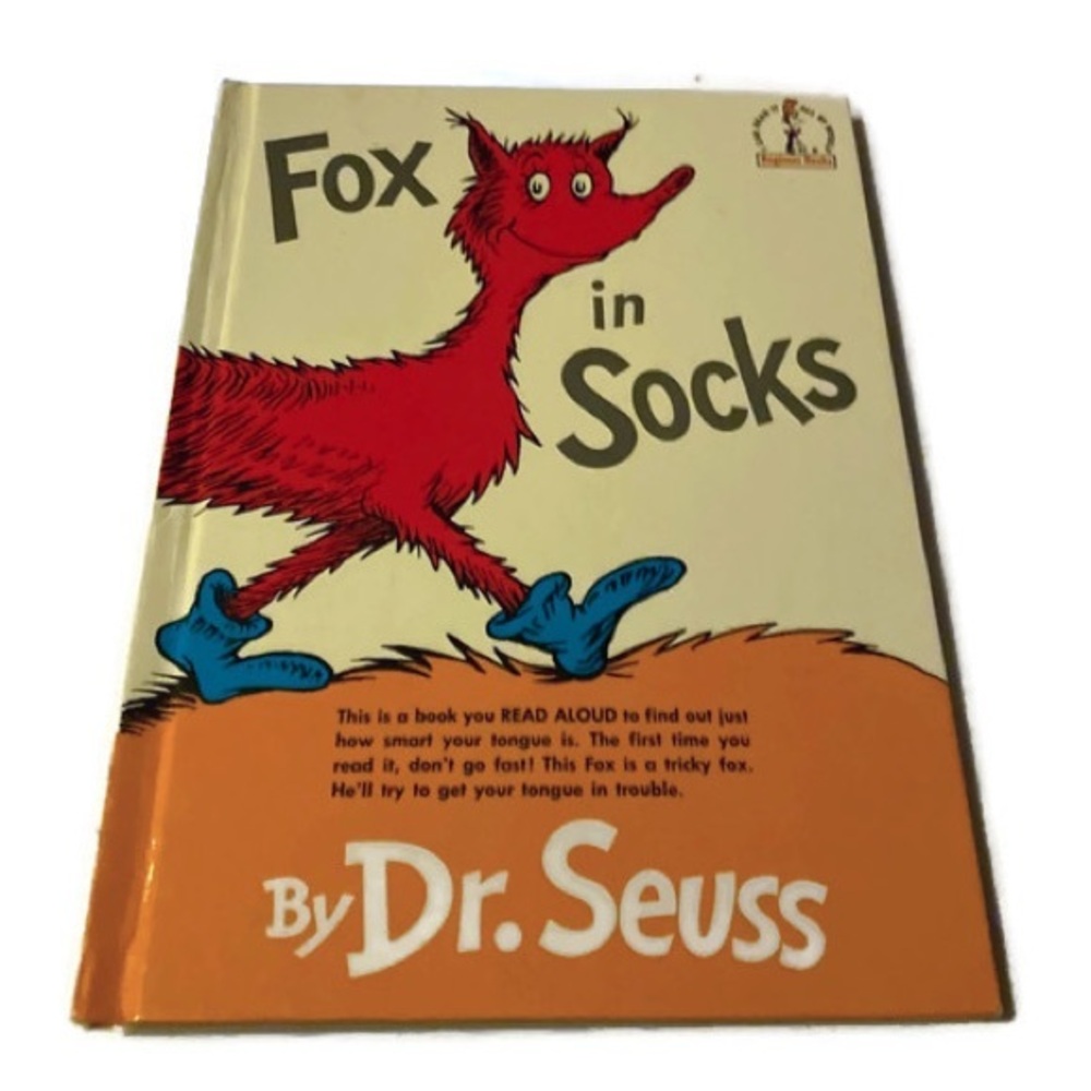 Fox in socks Dr. Seuss Hardcover 1993.